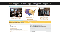Desktop Screenshot of naro-us.org
